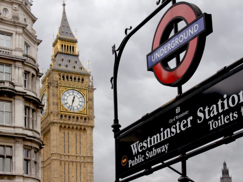 Big Ben Behind Underground Sign - Samir Salya