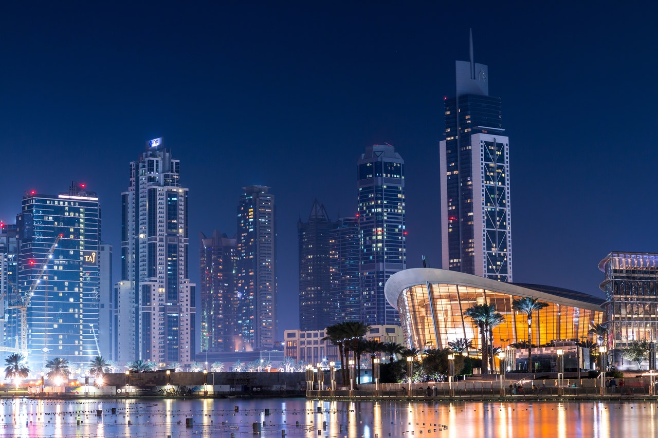 Dubai Buildings at Night - Samir Salya
