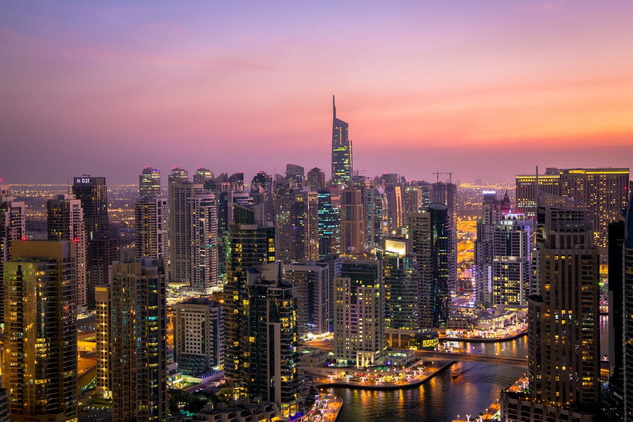 Dubai Skyline at Night - Samir Salya