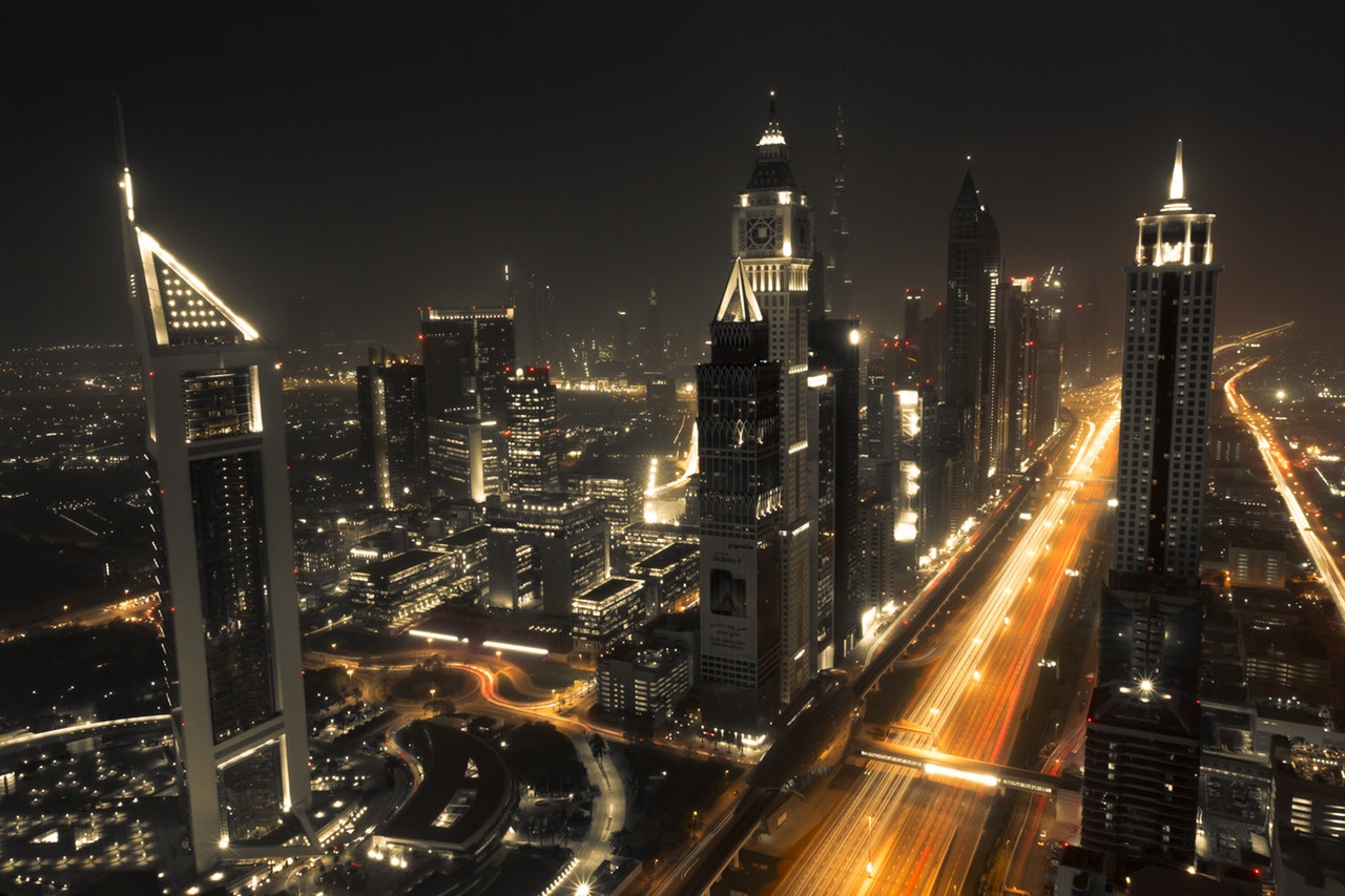 Dubai Buildings at night - Samir Salya